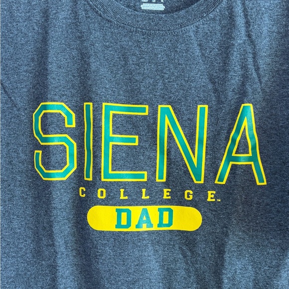 Champion Dark Gray Siena College Dad Tee - Picture 2 of 4